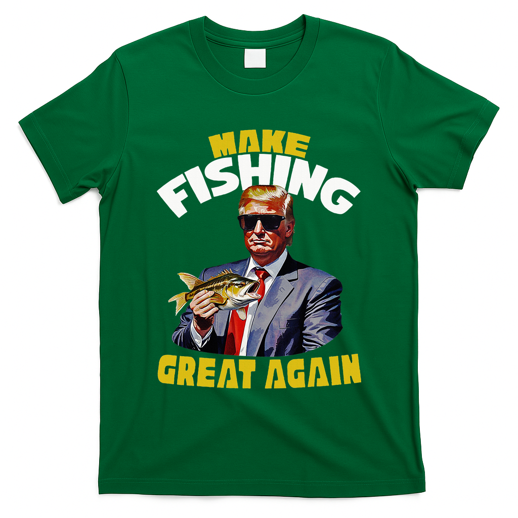 Trout Fishing Trump Fishing Fishermen For Trump T-Shirt