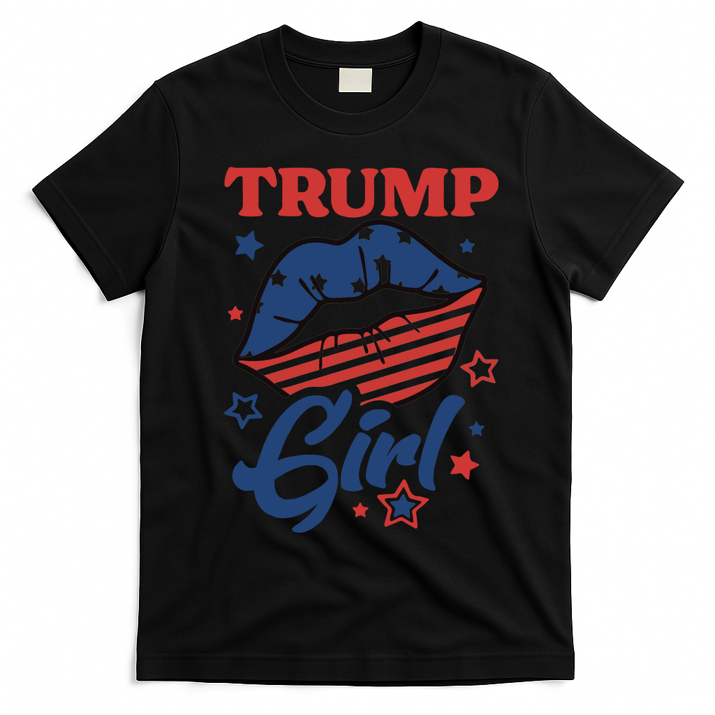 Trump Girl Maga T-Shirt - Black
