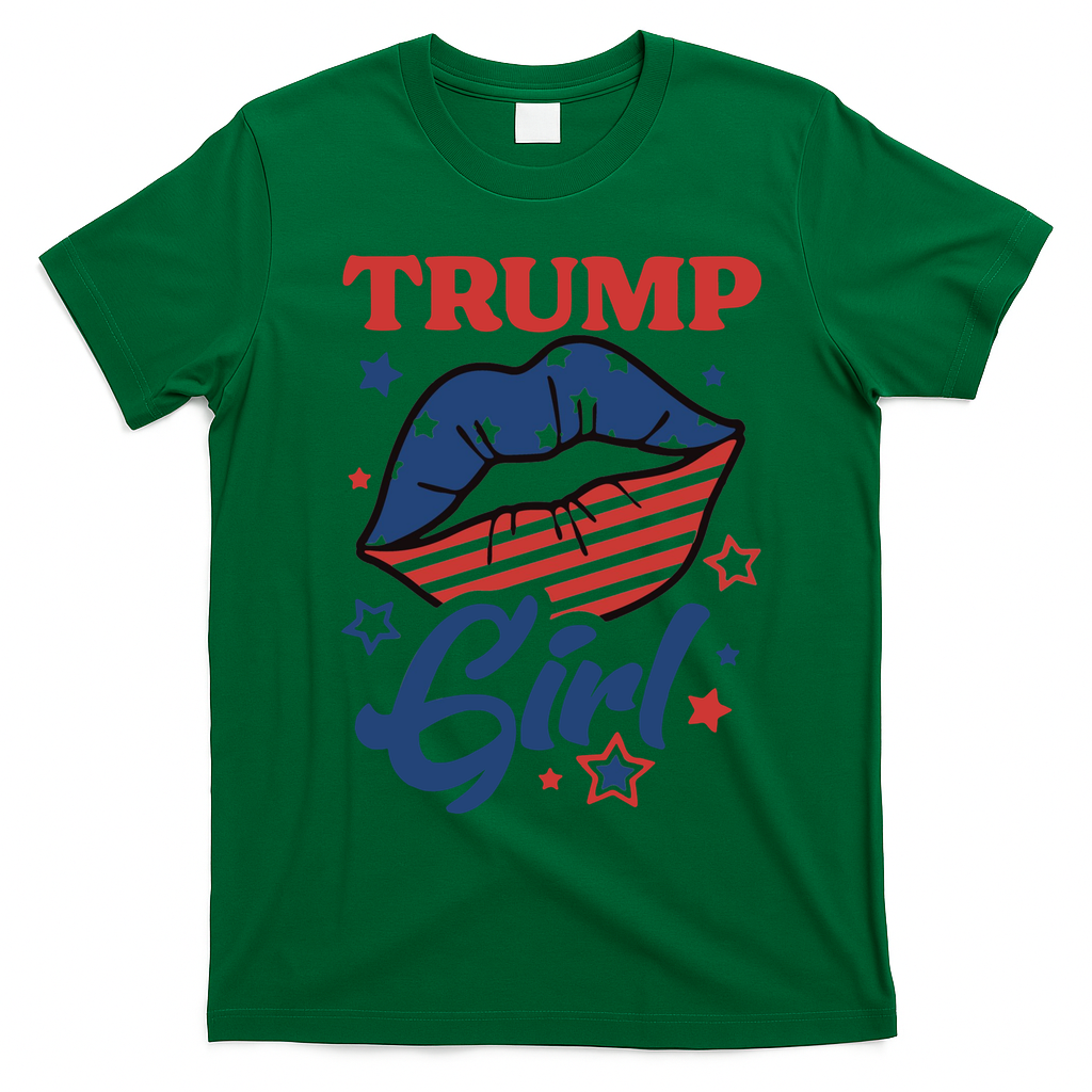 Trump Girl Maga T-Shirt - Irish Green