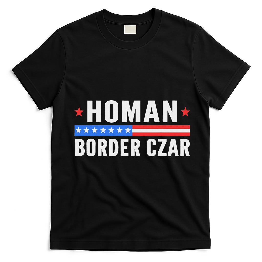 Tom Homan Border Czar Maga Support T-Shirt - Black