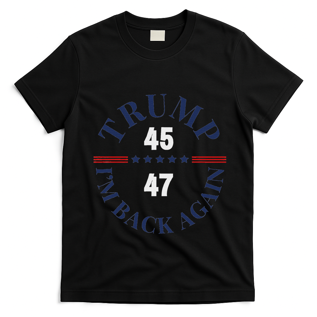 Trump IM Back Again T-Shirt - Black