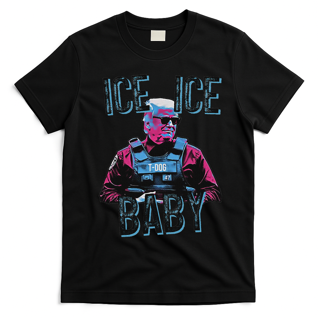 Trump Ice Ice Baby T-Shirt - Black
