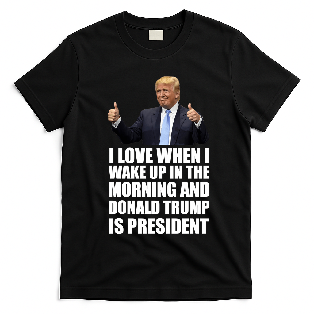 Donald Trump Is My President T-Shirt - Black