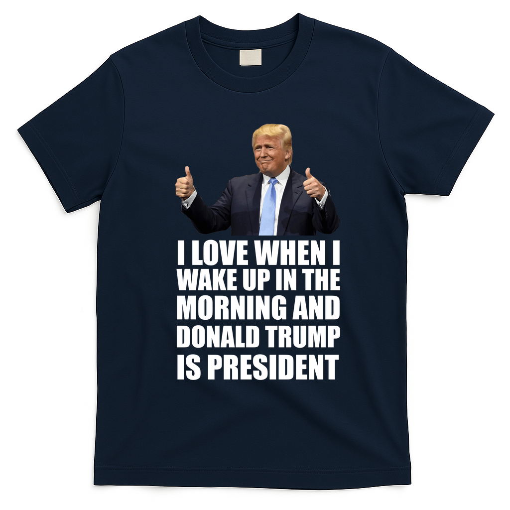 Donald Trump Is My President T-Shirt - Navy Blue