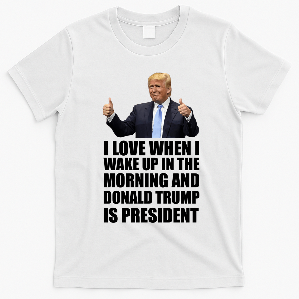 Donald Trump Is My President T-Shirt - White
