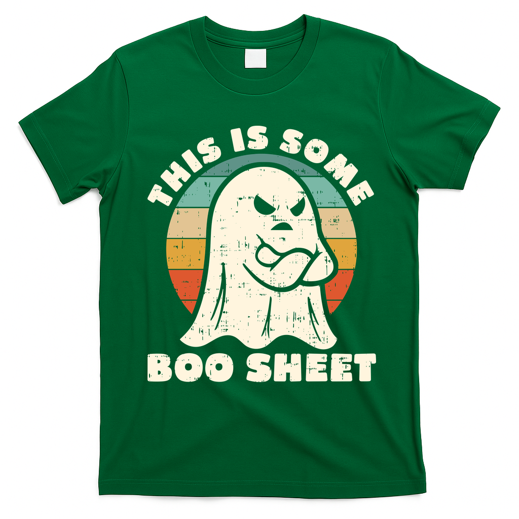 This Is Some Boo Sheet Funny Halloween Costumes Men Women T-Shirt - Irish Green