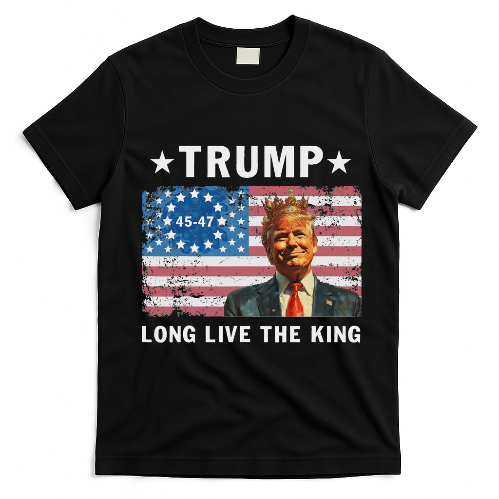 Trump Long Live The King T-Shirt - Black