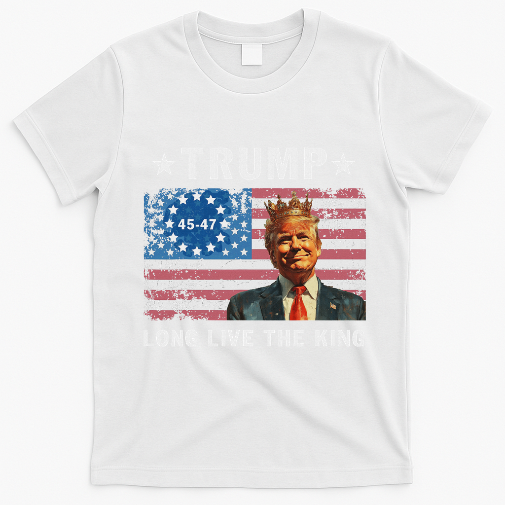 Trump Long Live The King T-Shirt - White