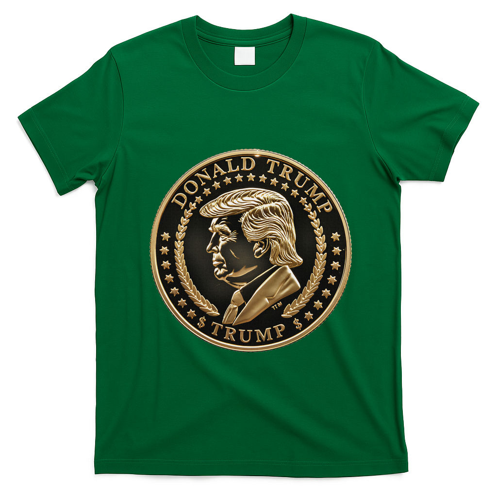 $Trump Meme Coin President Donald Trump T-Shirt - Irish Green
