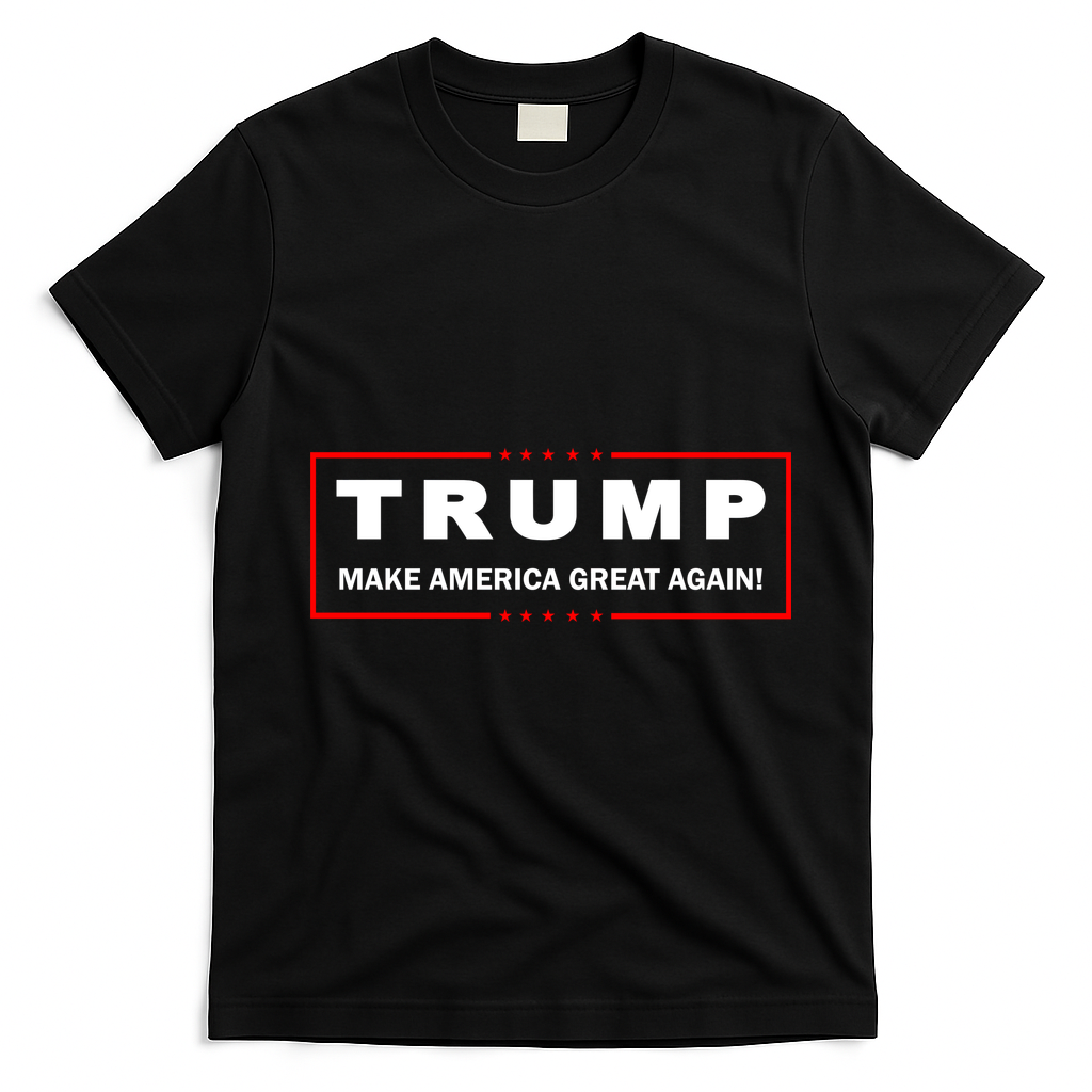 Donald Trump Election Make America Great Again T-Shirt - Black