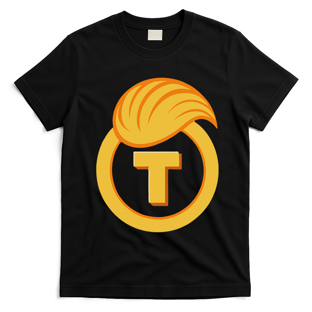 Trump Official Meme Coin Crypto President T-Shirt - Black