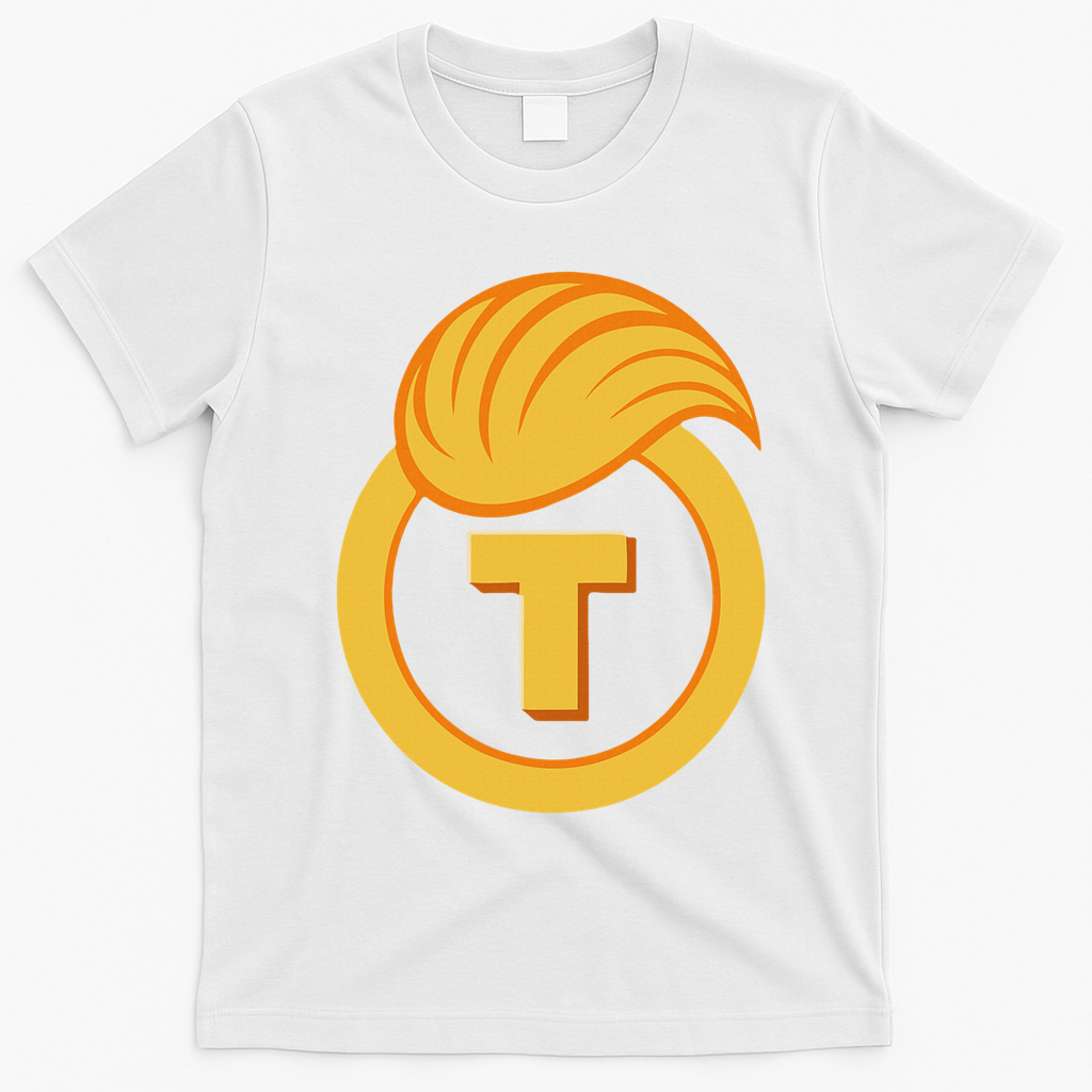 Trump Official Meme Coin Crypto President T-Shirt - White