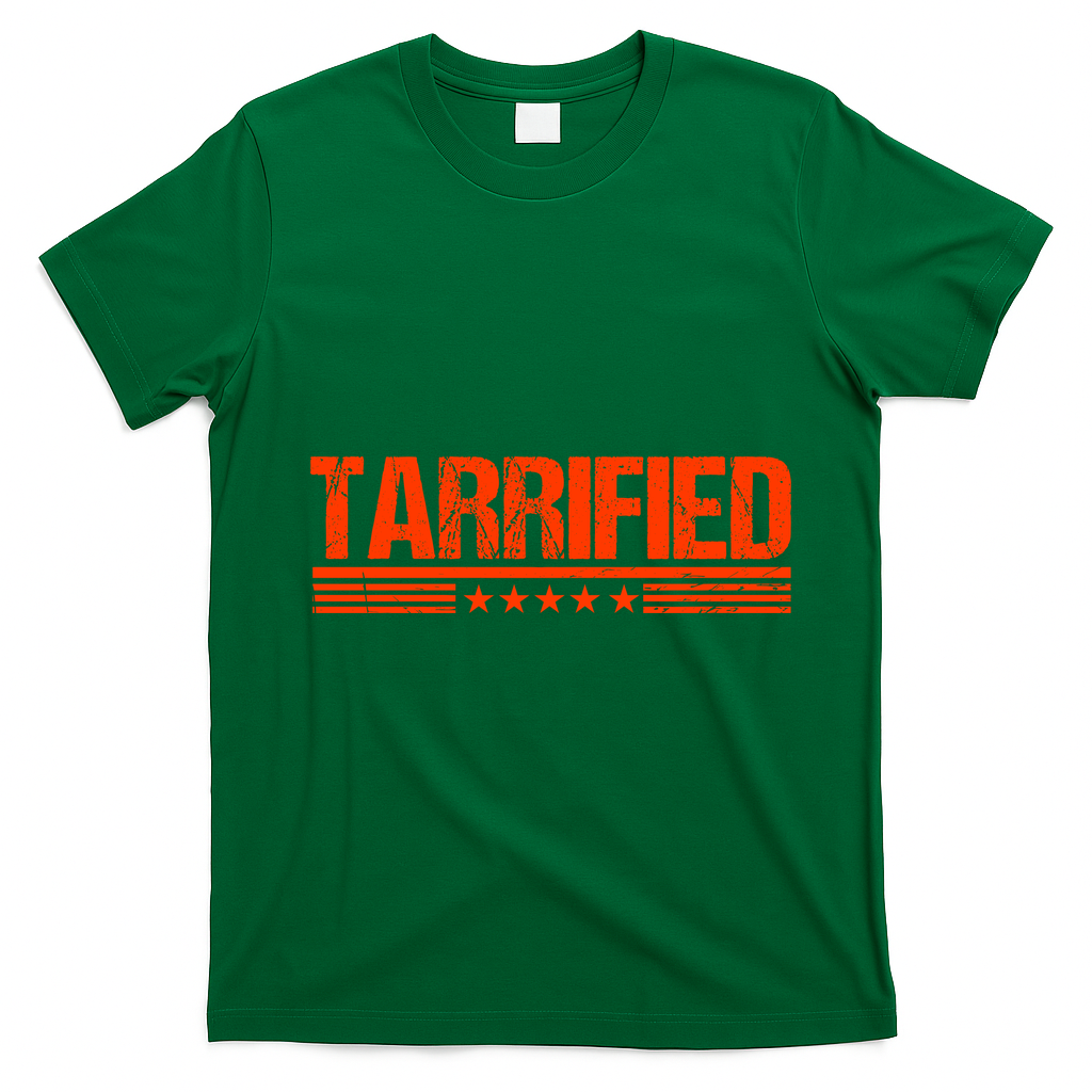 Tarrified Political Humor T-Shirt - Irish Green