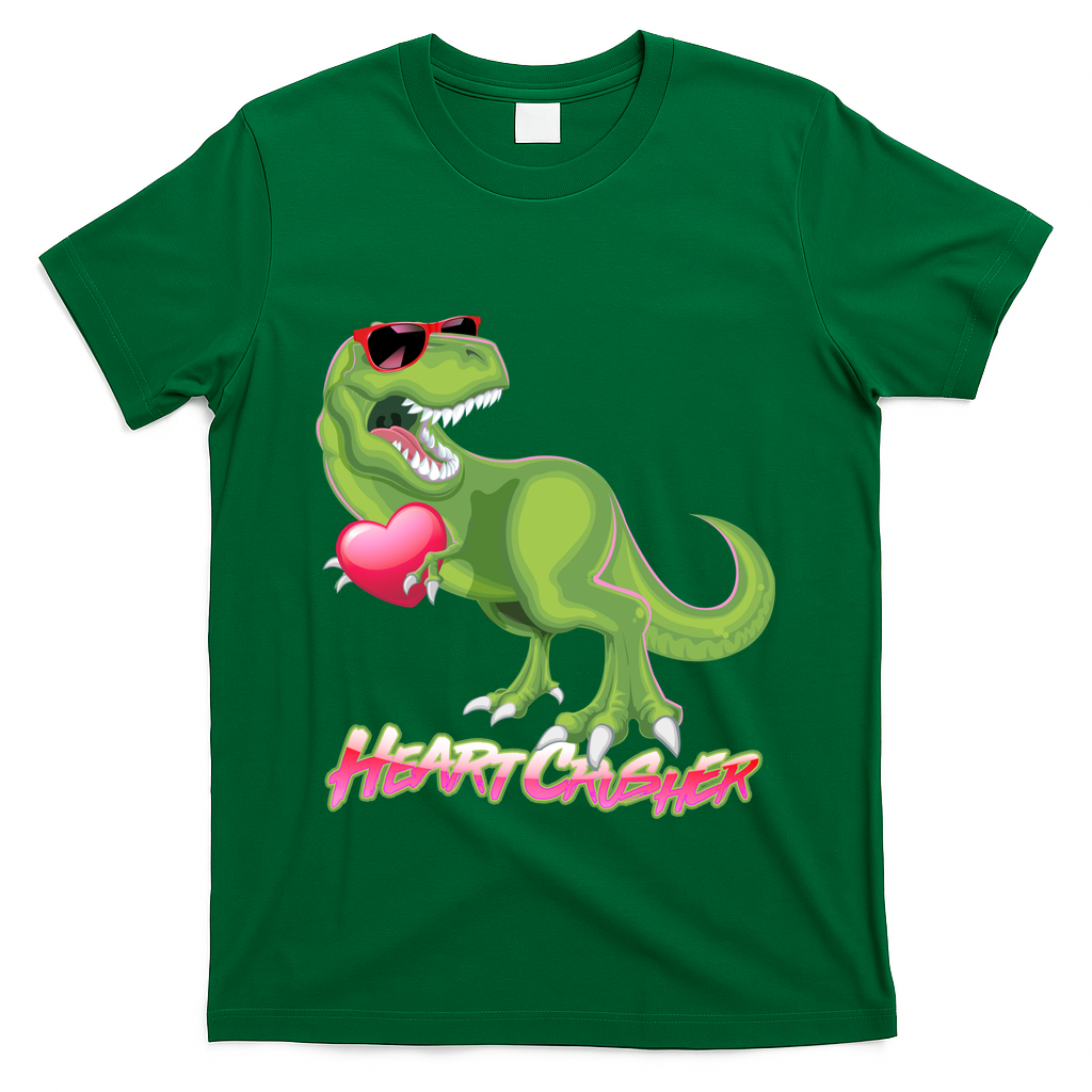 Valentine T-Rex Heart Crusher T-Shirt