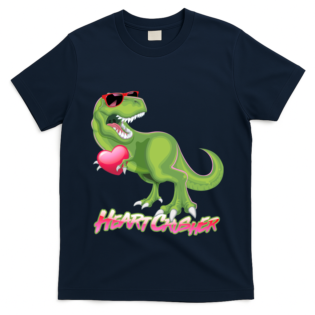 Valentine T-Rex Heart Crusher T-Shirt