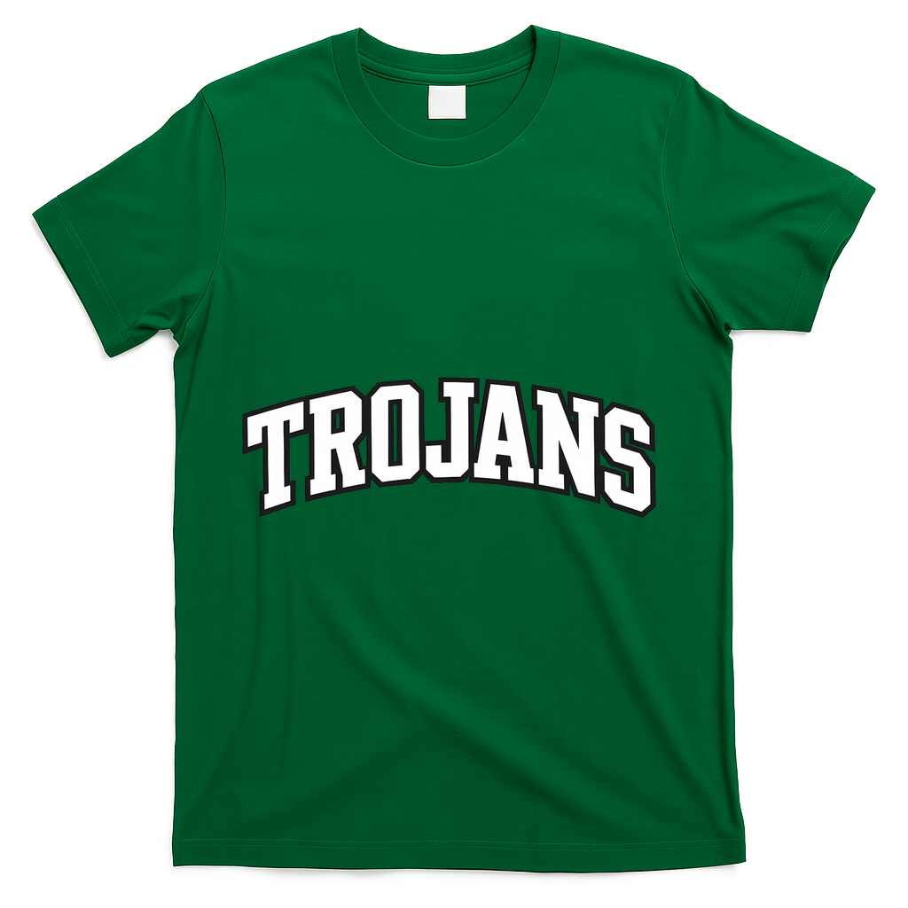 Trojans Sports Arc T-Shirt - Green