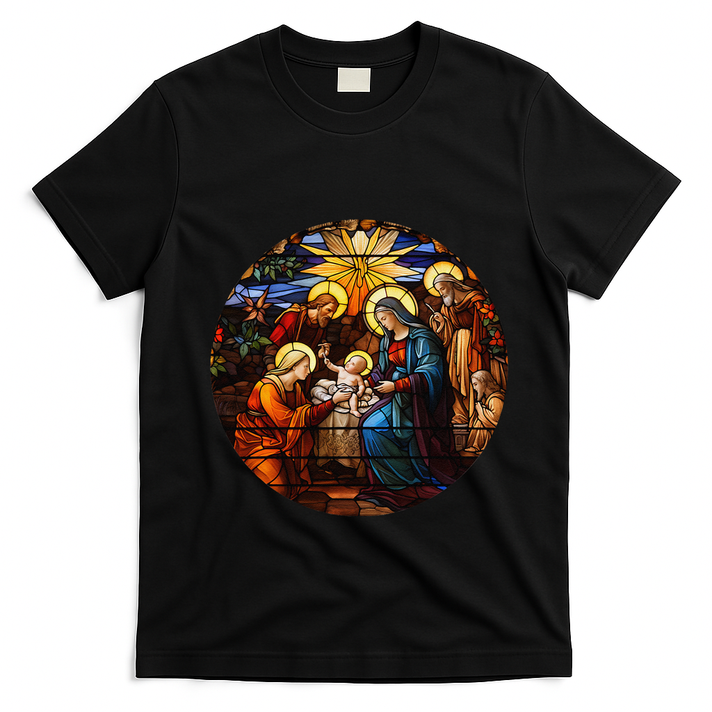 True Story Christmas Nativity Jesus Christian T-Shirt - Black