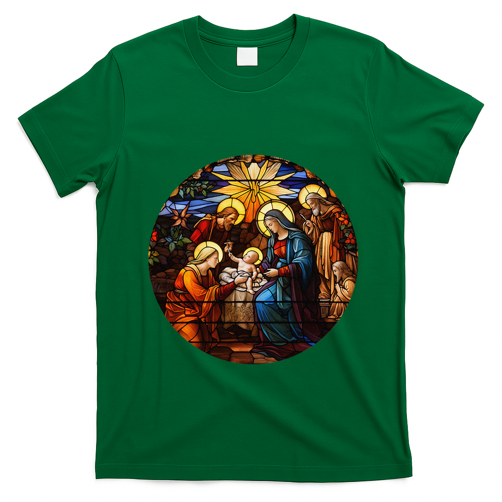 True Story Christmas Nativity Jesus Christian T-Shirt - Irish Green