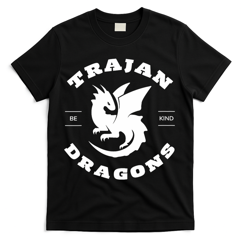 Trajan School Dragons T-Shirt - Black