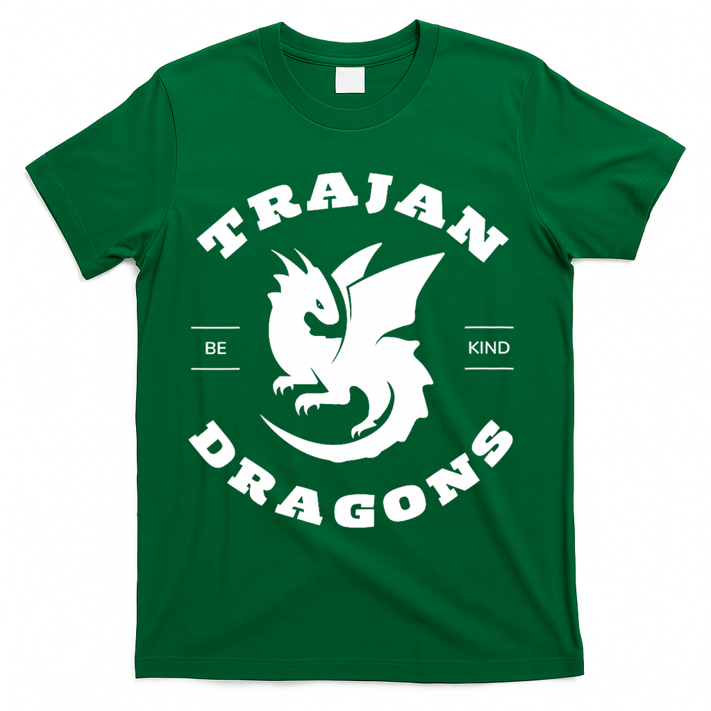 Trajan School Dragons T-Shirt - Green