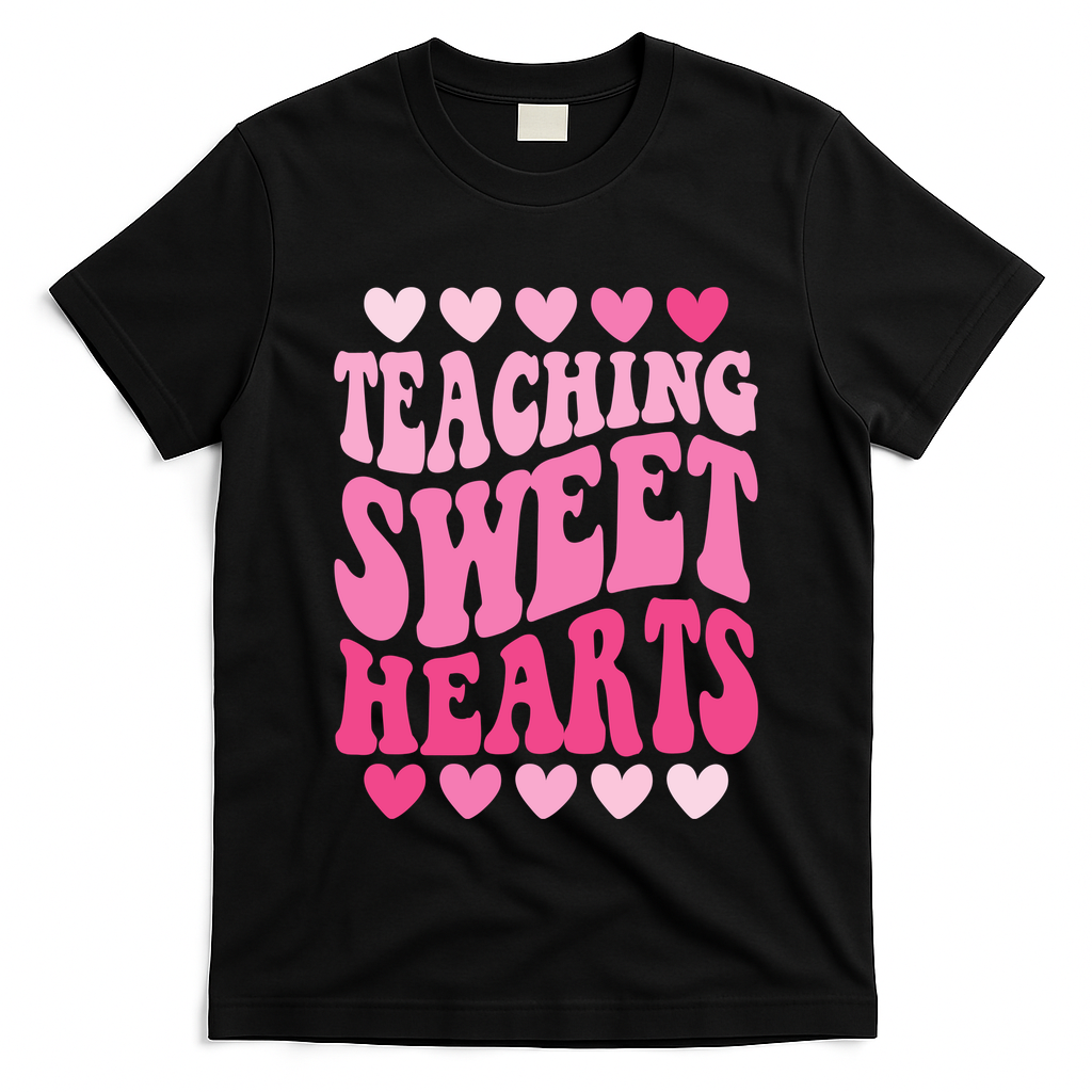 Teaching Sweet Hearts Cute Valentines Day Teacher T-Shirt