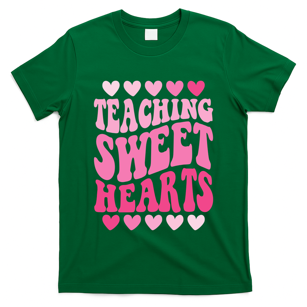 Teaching Sweet Hearts Cute Valentines Day Teacher T-Shirt
