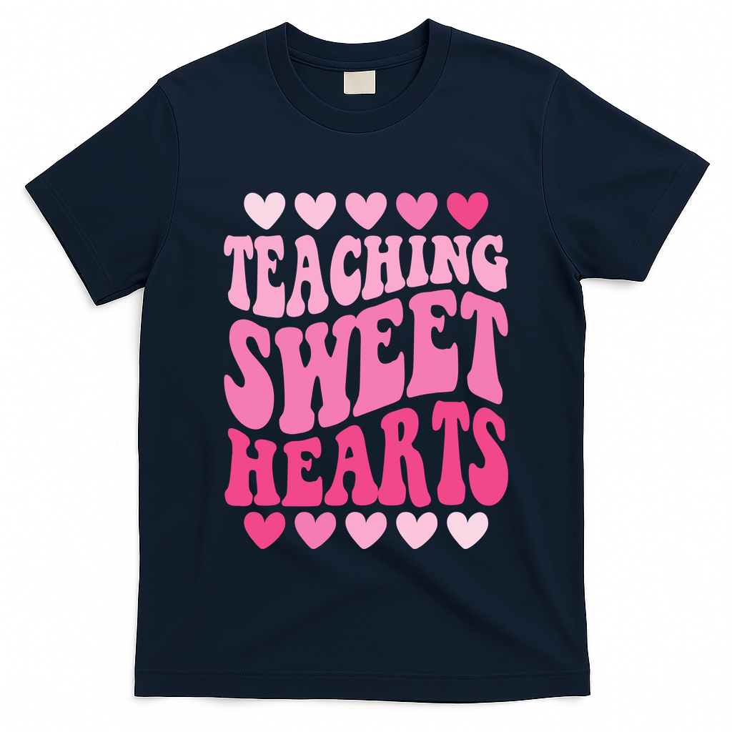 Teaching Sweet Hearts Cute Valentines Day Teacher T-Shirt