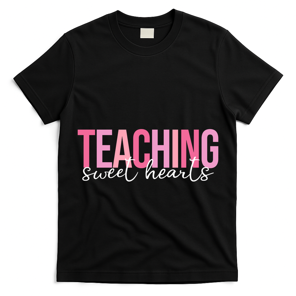 Teaching Sweet Hears Cute Valentine Teacher T-Shirt