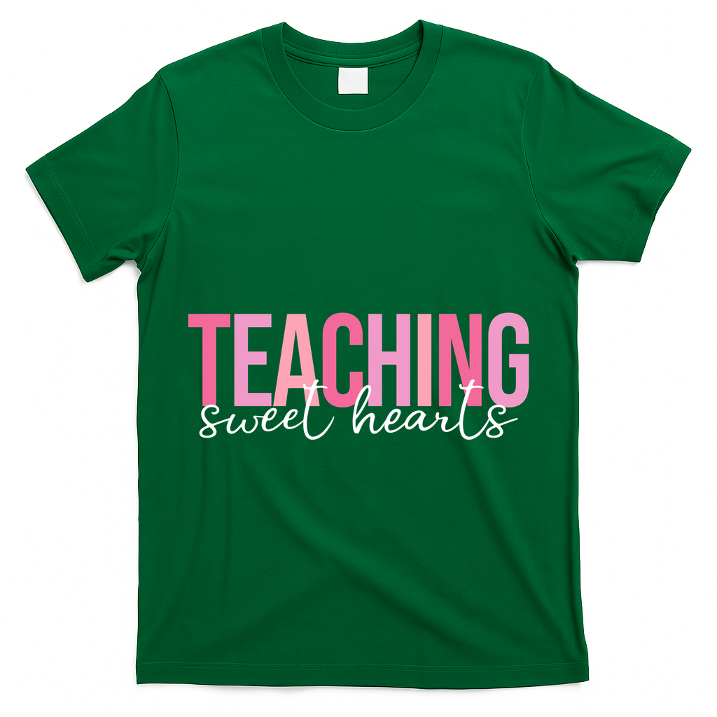 Teaching Sweet Hears Cute Valentine Teacher T-Shirt