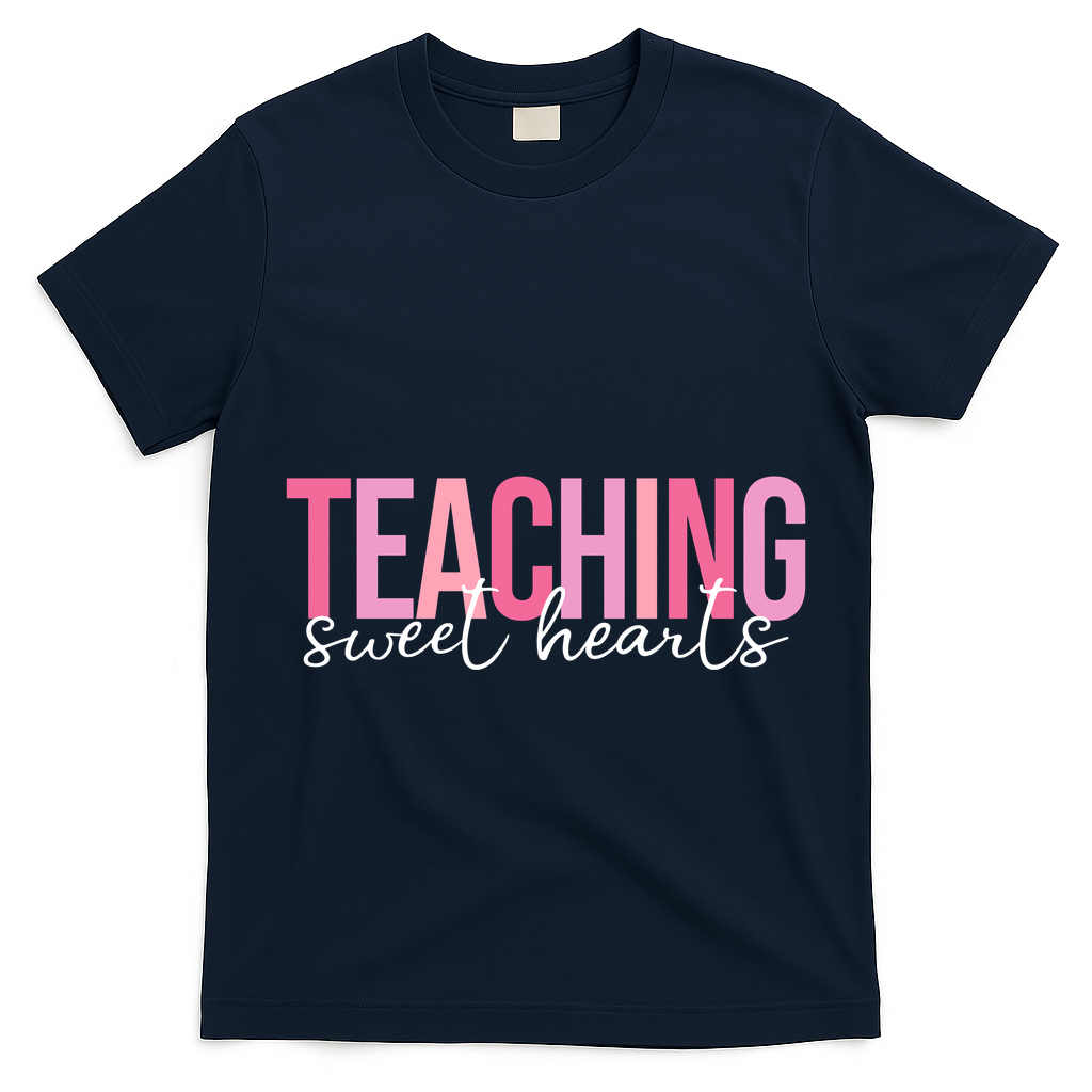 Teaching Sweet Hears Cute Valentine Teacher T-Shirt