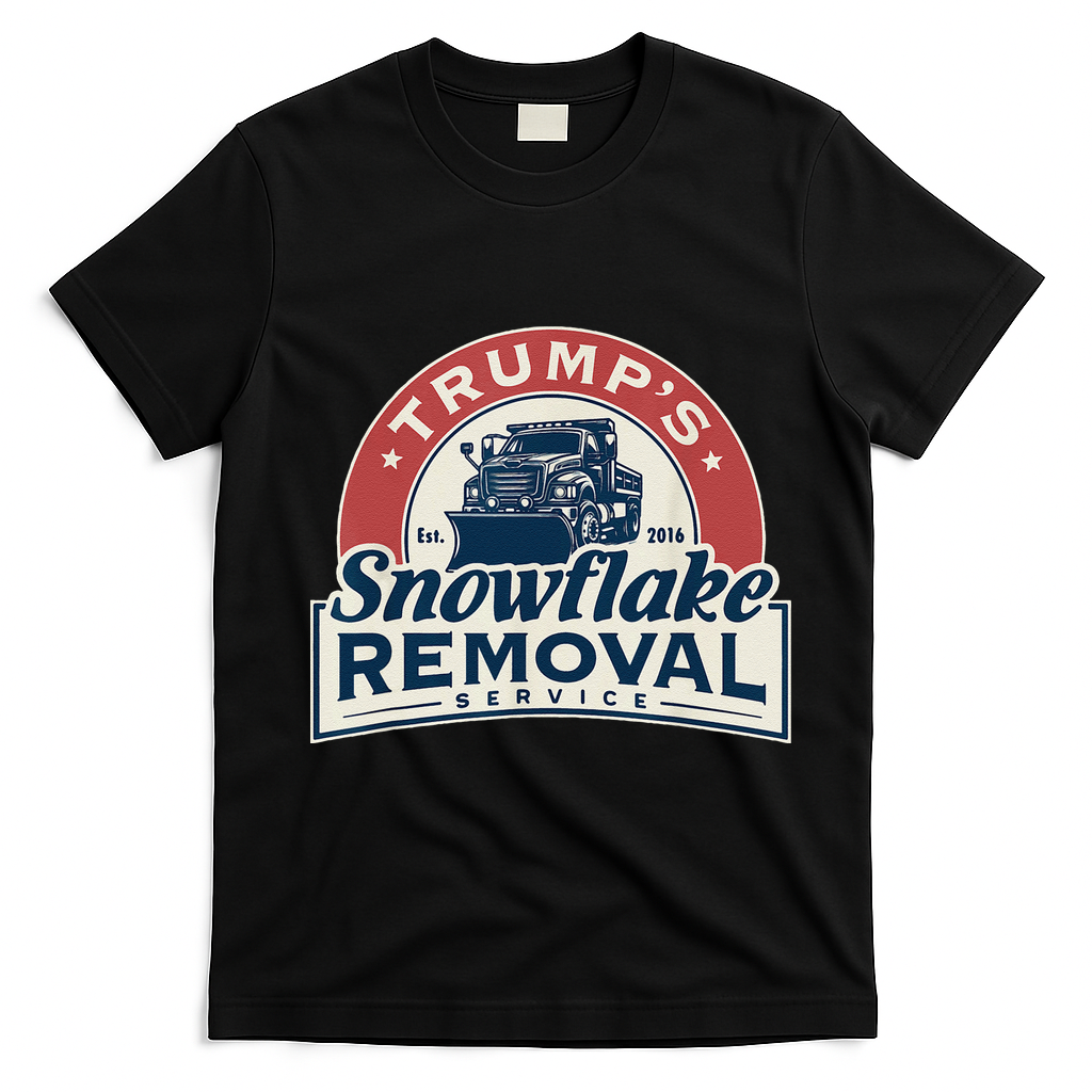 TrumpS Snowflake Removal Service Funny Trump 2024 Gift Love T-Shirt - Black