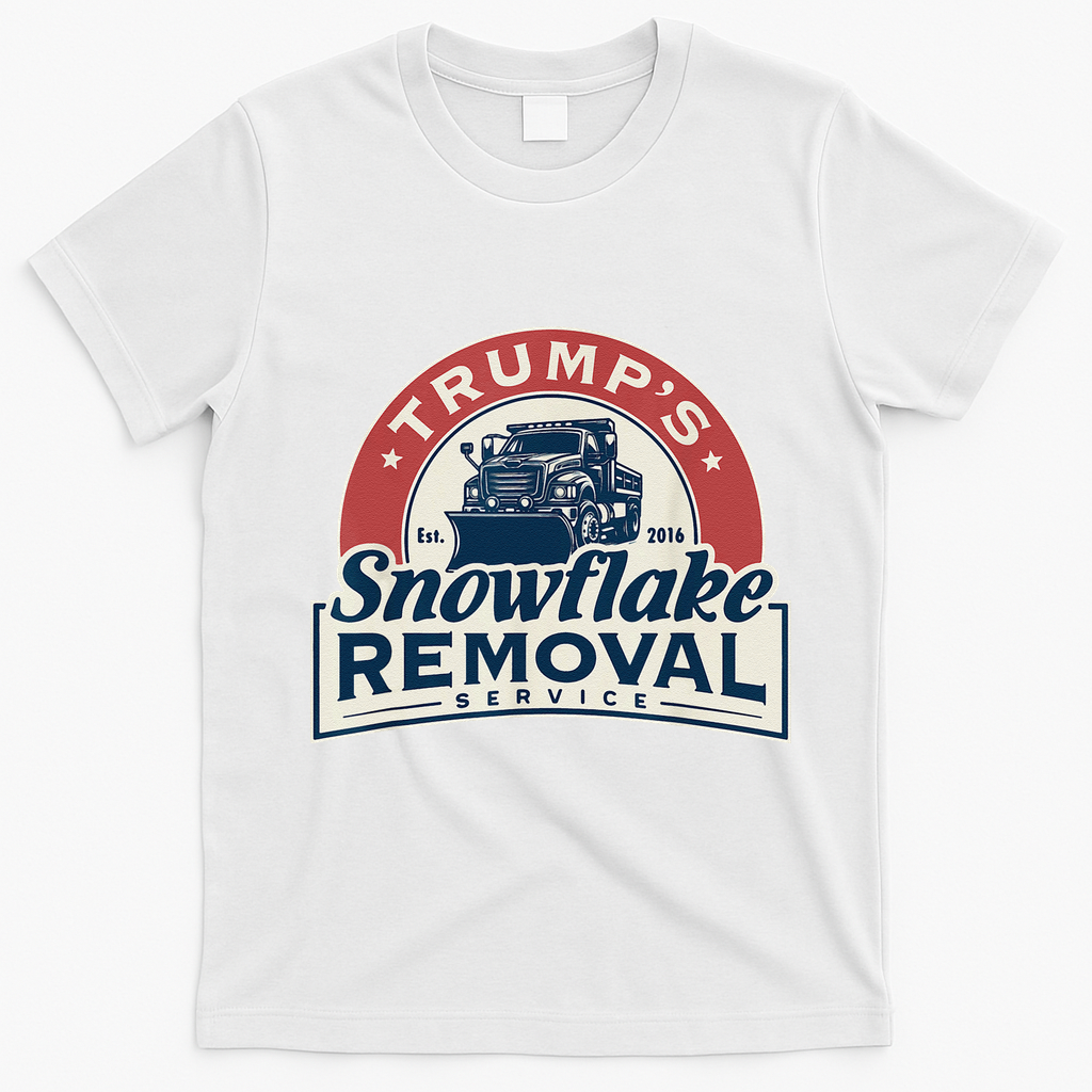 TrumpS Snowflake Removal Service Funny Trump 2024 Gift Love T-Shirt - White