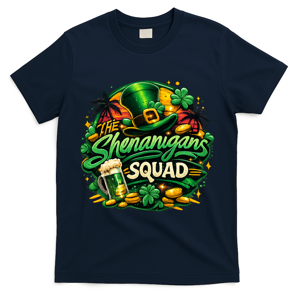 The Shenanigans Squad  T-Shirt - Navy
