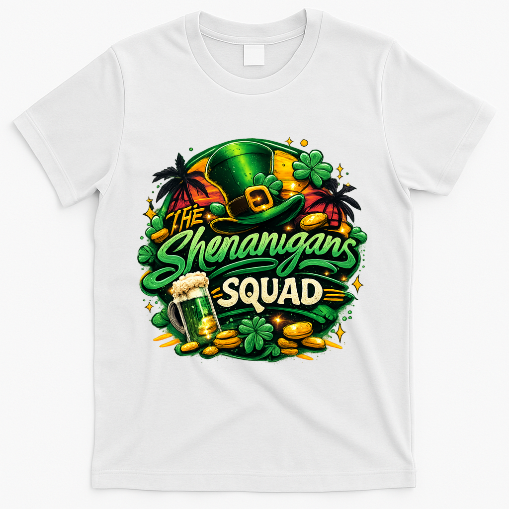 The Shenanigans Squad  T-Shirt - White