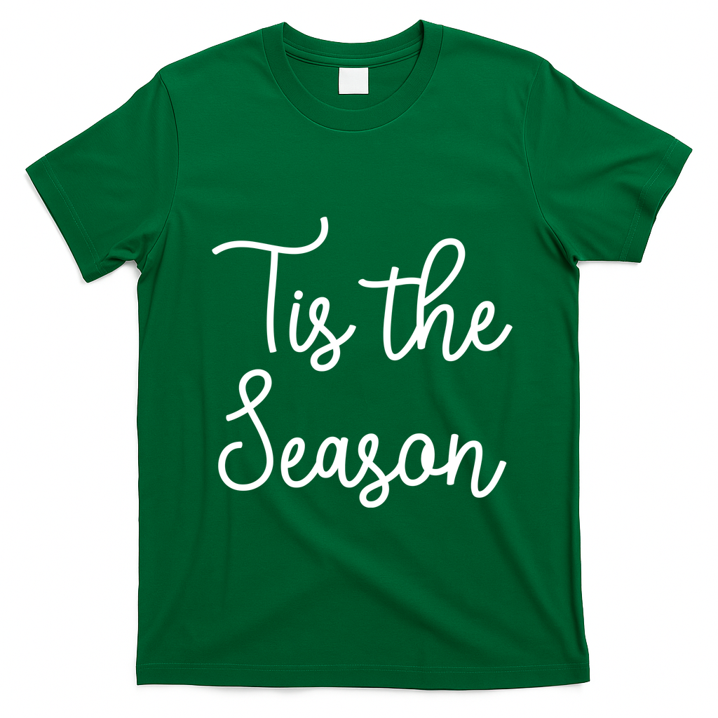 Tis The Season Family Matching Christmas Gift T-Shirt - Irish Green