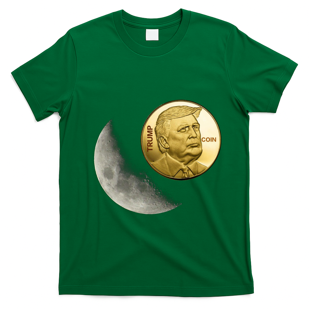$Trump To The Moon T-Shirt - Irish Green