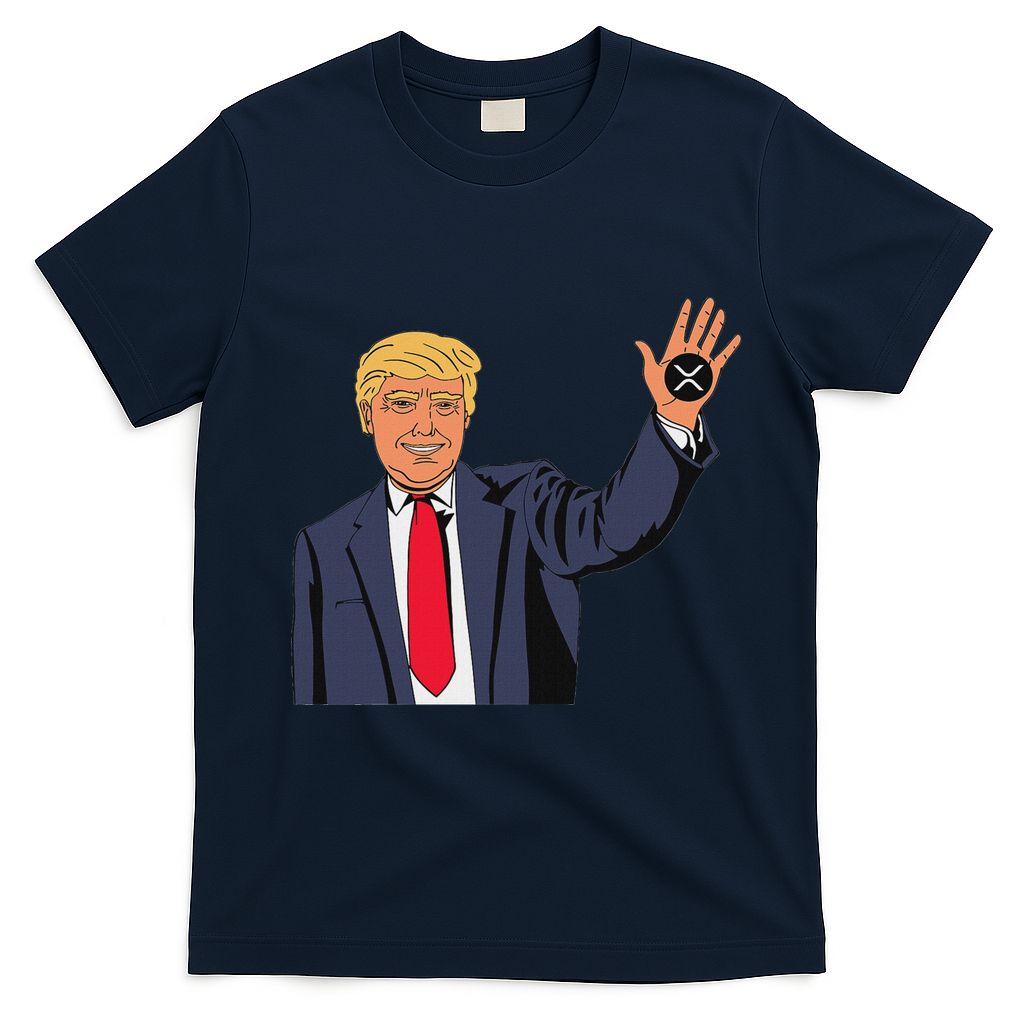 Trump Xrp T-Shirt - Navy Blue