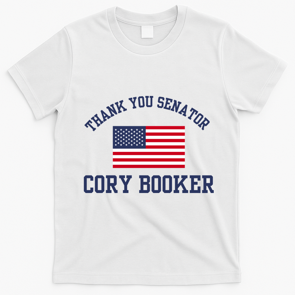 Thank You Senator Cory Booker T-Shirt - White
