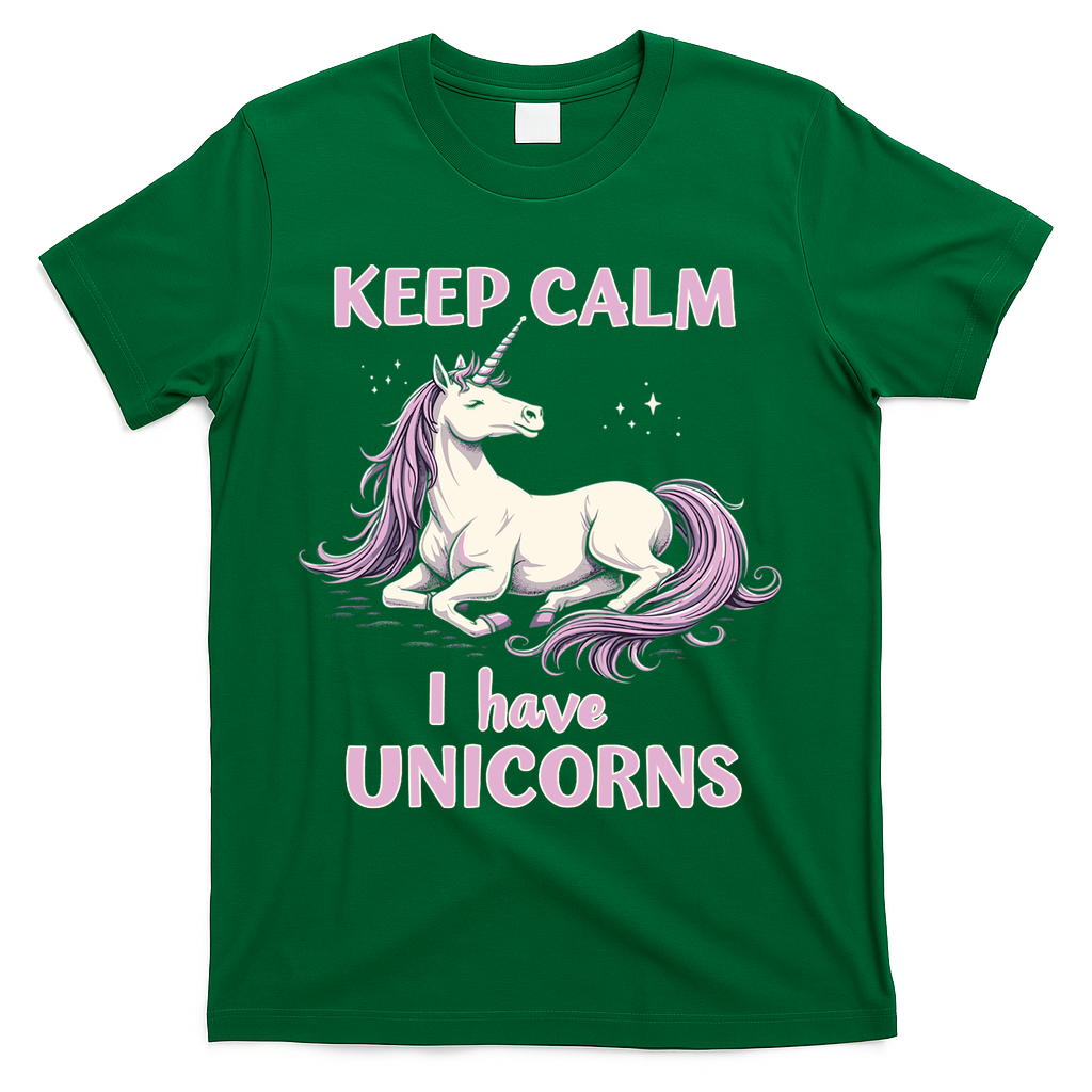 Unicorn Breeder Funny Magical Creature And Fantasy Cool Gift T-Shirt - Green