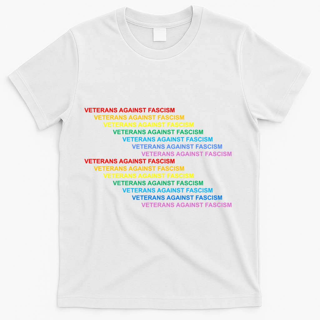Veterians Against Fascism T-Shirt - White