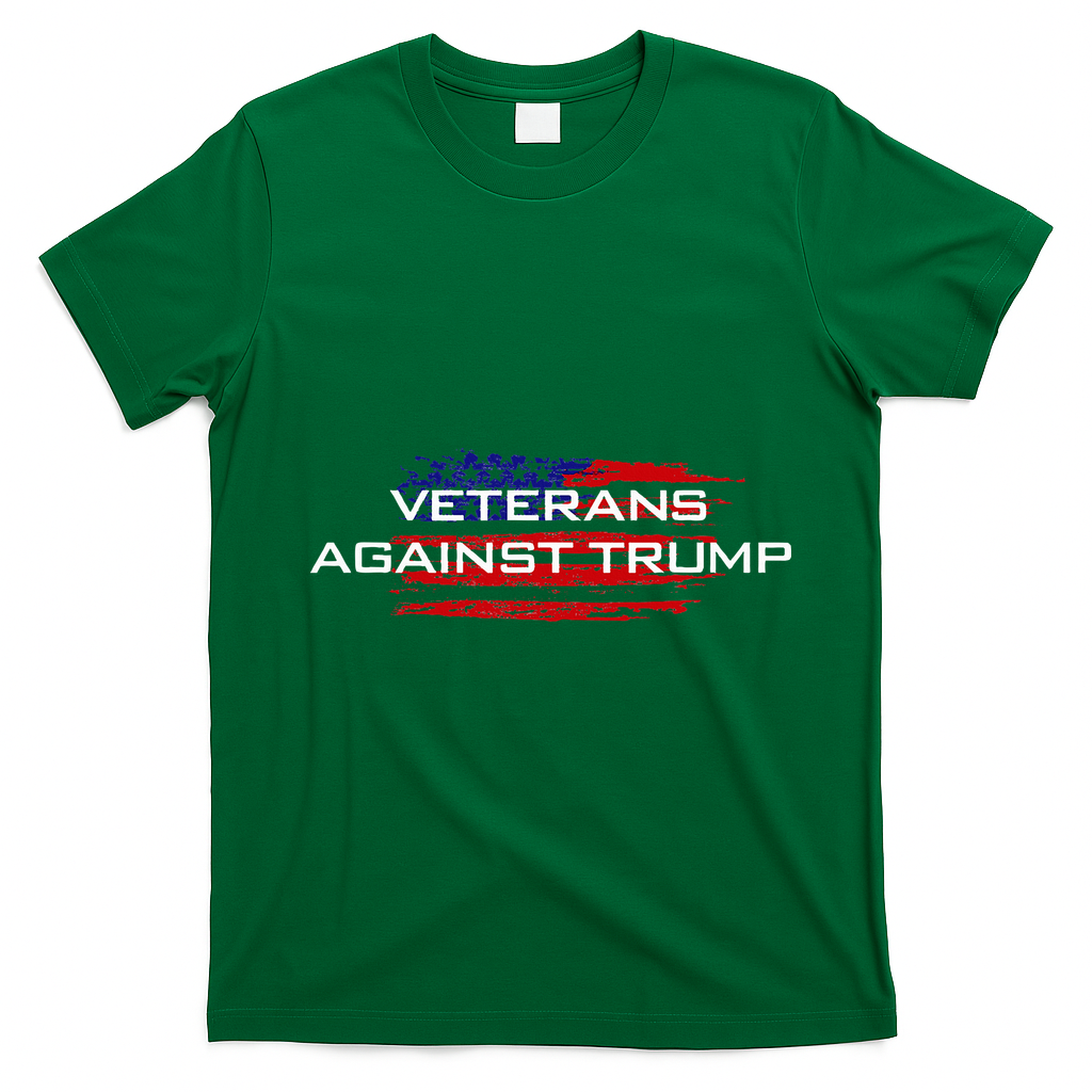 Veterans Against Trump Anti Trump T-Shirt - Irish Green