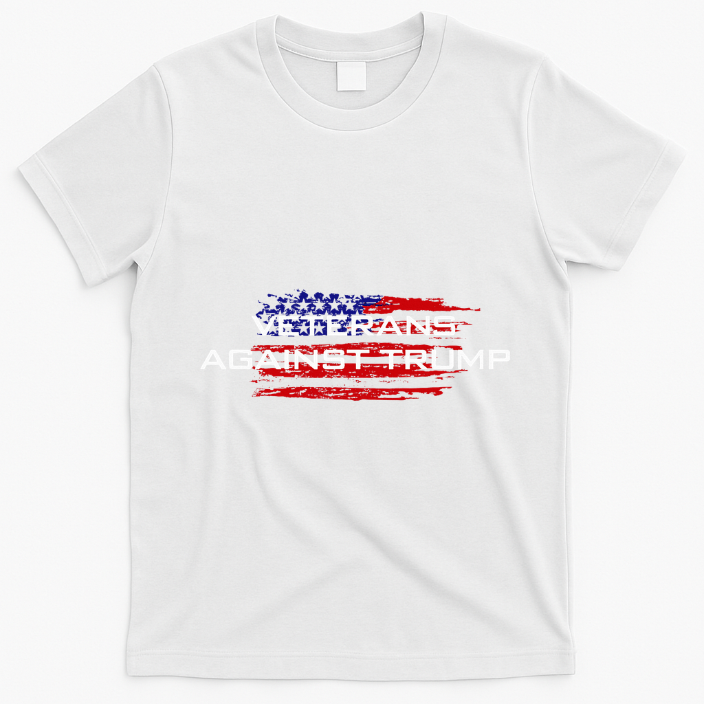 Veterans Against Trump Anti Trump T-Shirt - White