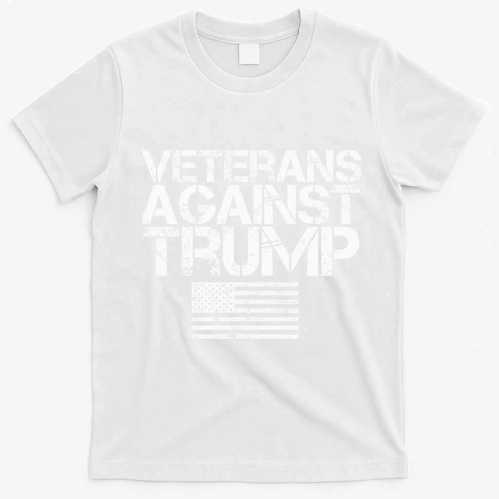 Veterans Against Trump  T-Shirt - White