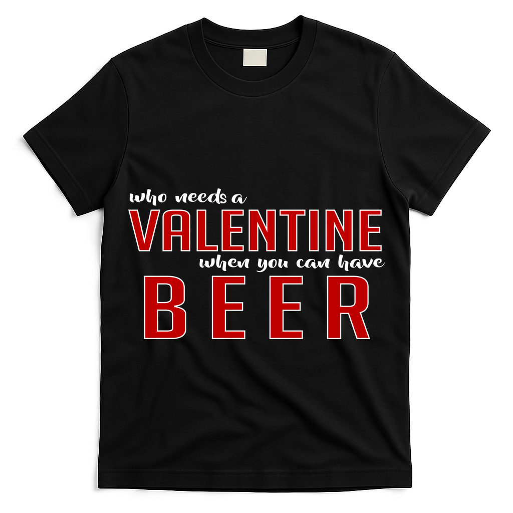 Who Needs A Valentine When You Can Have Beer T-Shirt