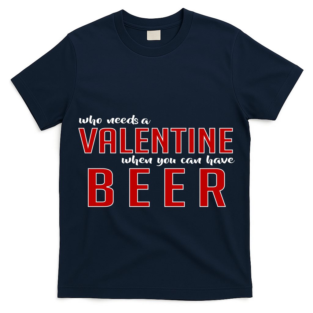 Who Needs A Valentine When You Can Have Beer T-Shirt