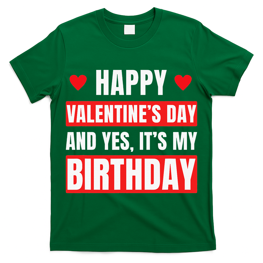 Valentine's Day Birthday Valentine Birthday T-Shirt