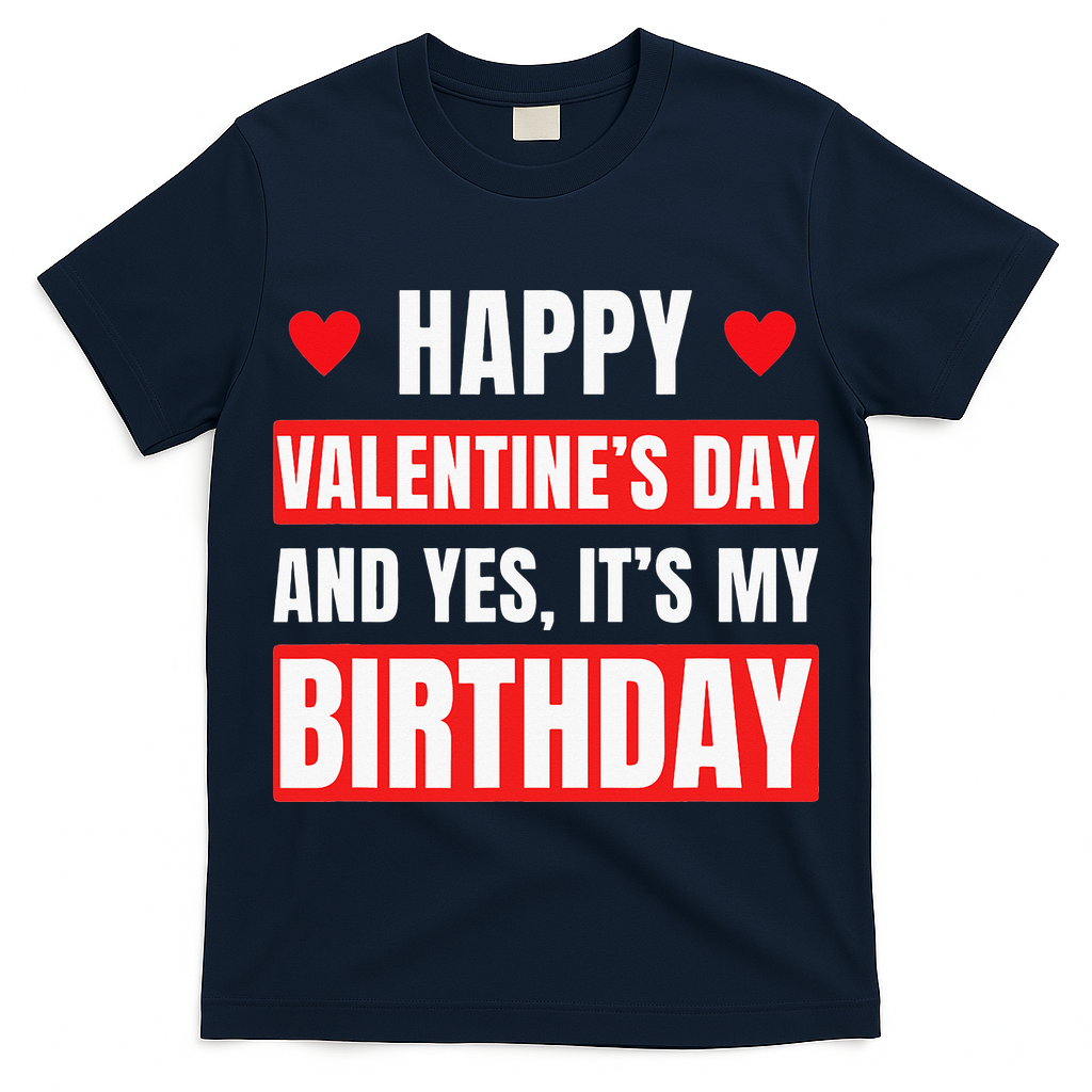 Valentine's Day Birthday Valentine Birthday T-Shirt