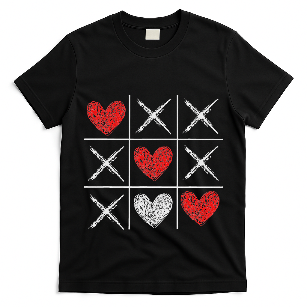 Valentines Day Tic Tac Toe Xo Xo T-Shirt