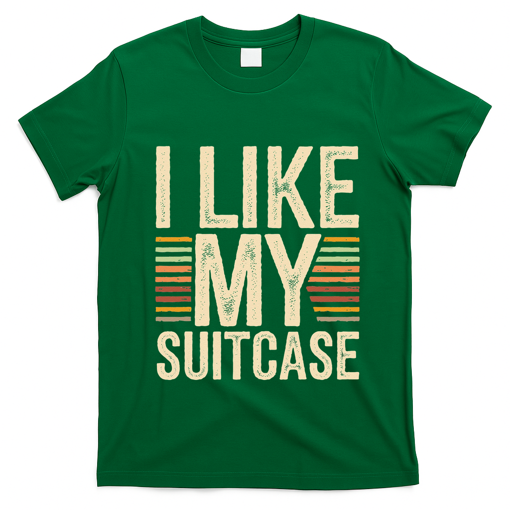 Vintage Funny I Like My Suitcase Trump Meme T-Shirt - Irish Green