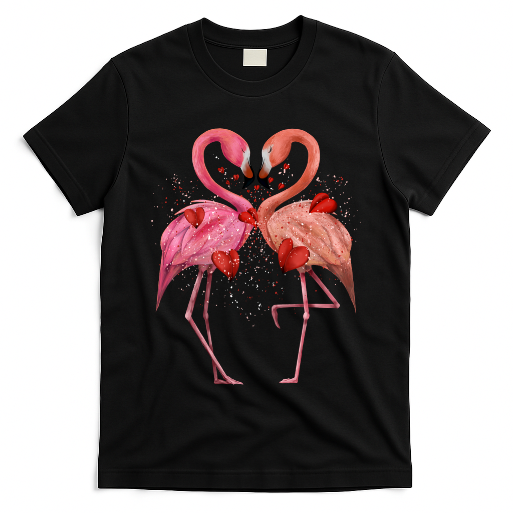 Valentine Flamingos T-Shirt